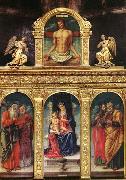 Virgin Enthroned with the Child on her Knee